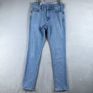 H&M Womens Skinny Jeans Coupe Moulante Light Wash Womens Blue Size 30/32